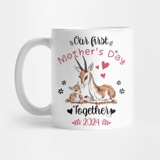 Our First Mothers Day Together Mom And Baby Gazelle Mug